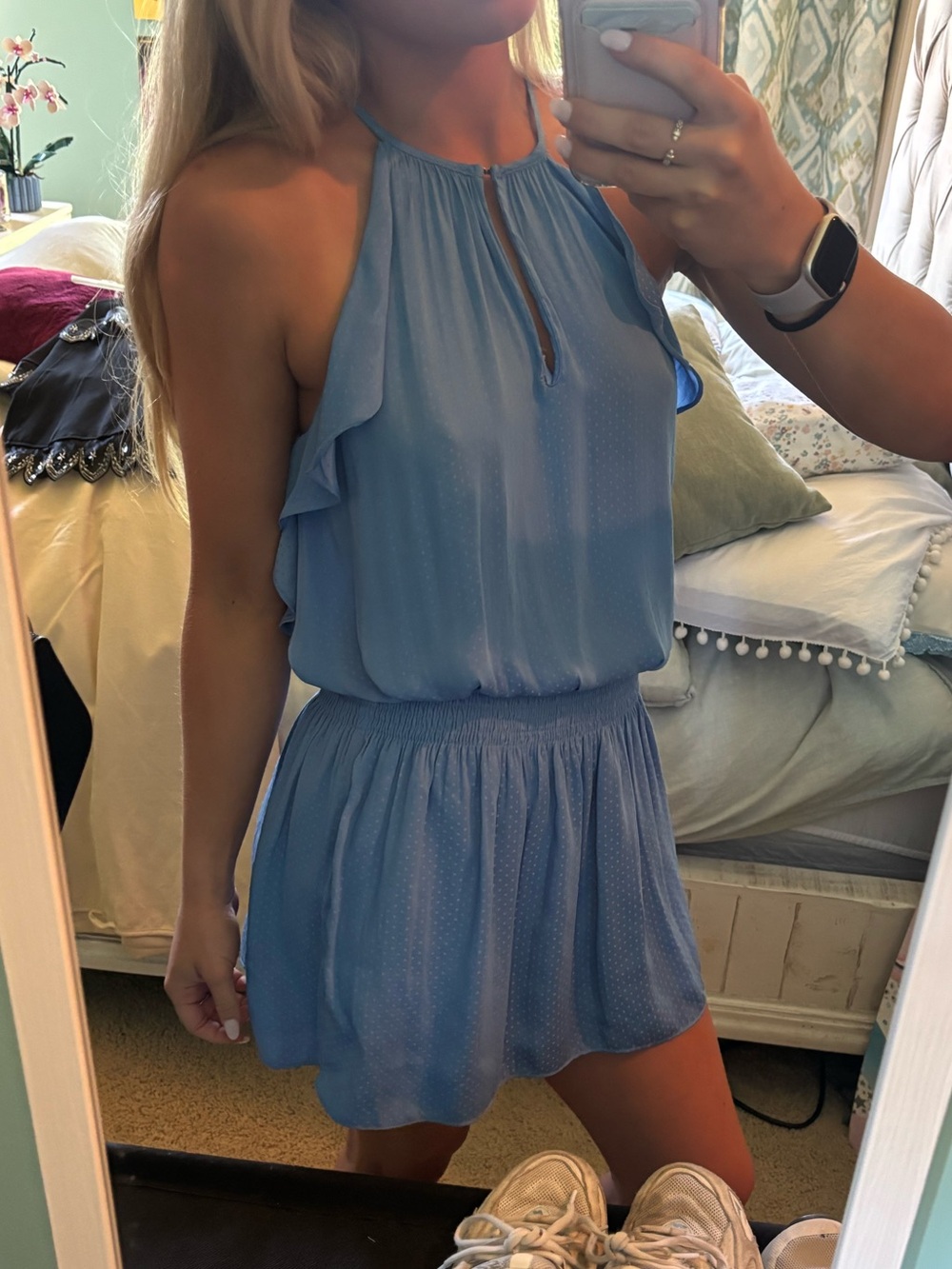 DO+BE Sky Blue Halter Romper